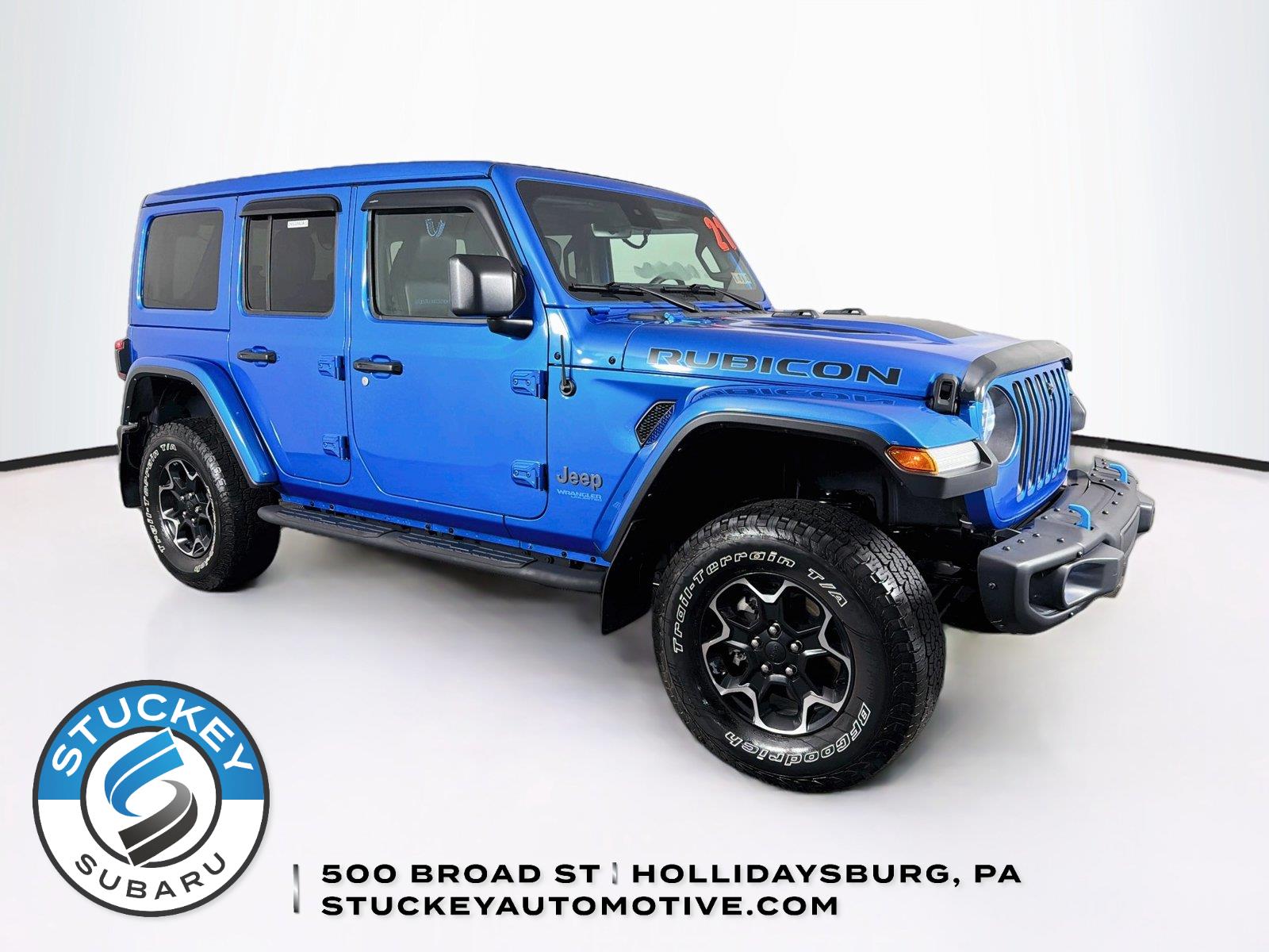 Hydro Blue Pearlcoat 2021 Jeep Wrangler 4xe SUV / Crossover Four-Wheel Drive 8-Speed Automatic