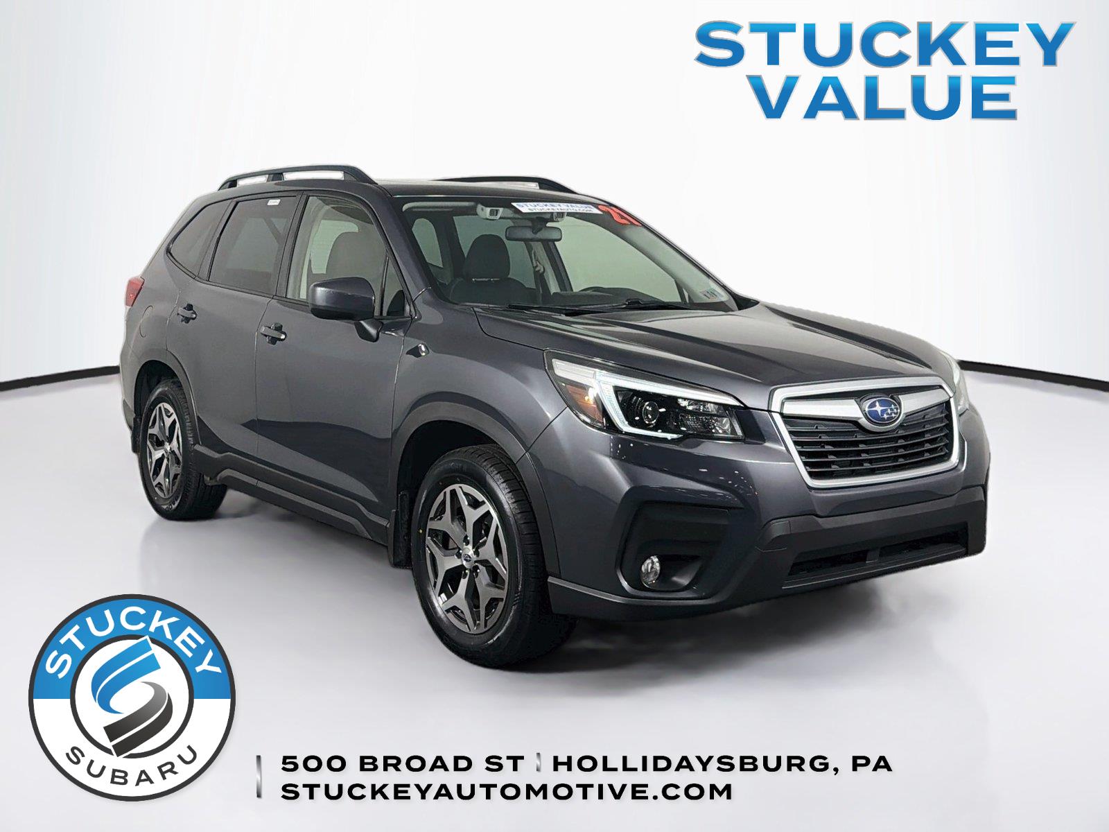 Magnetite Gray Metallic 2021 Subaru Forester SUV / Crossover All-Wheel Drive Continuously Variable Transmission