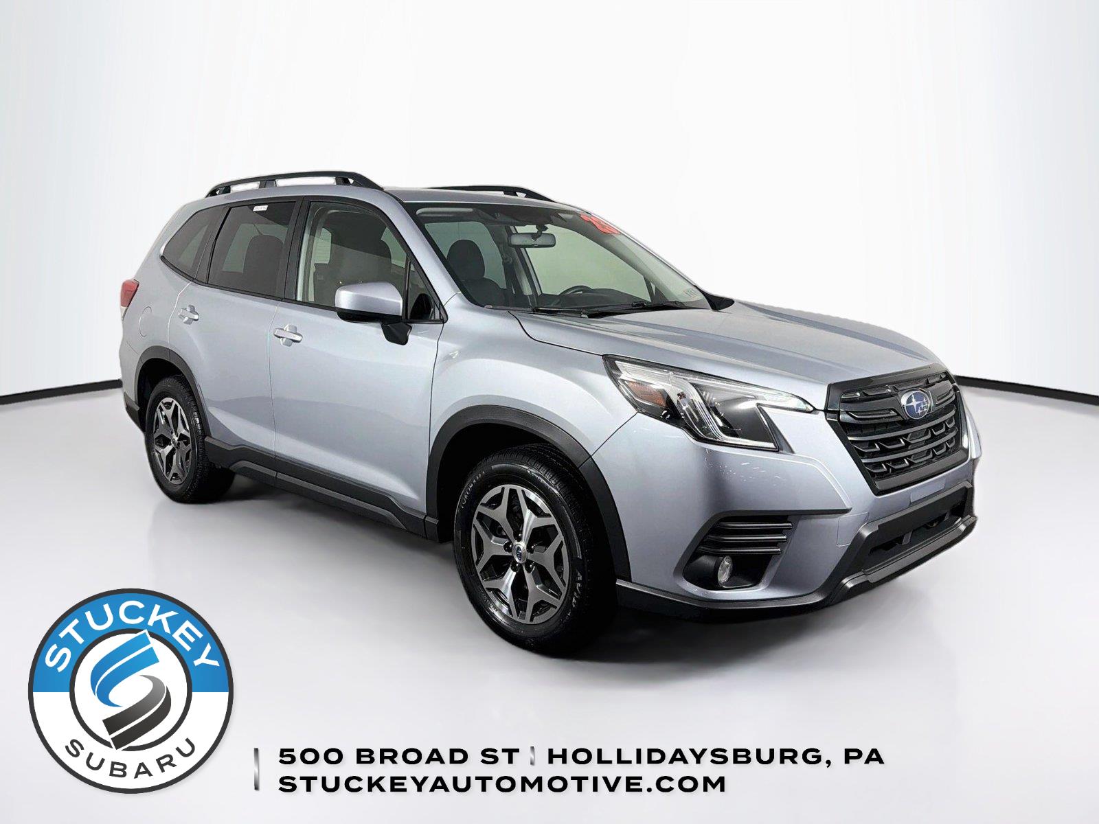 Ice Silver Metallic 2023 Subaru Forester SUV / Crossover All-Wheel Drive Continuously Variable Transmission