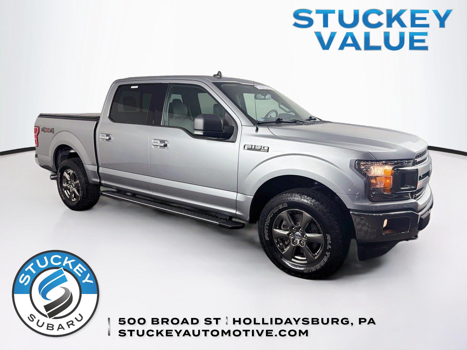 Iconic Silver 2020 Ford F-150 Pickup Truck Four-Wheel Drive Automatic