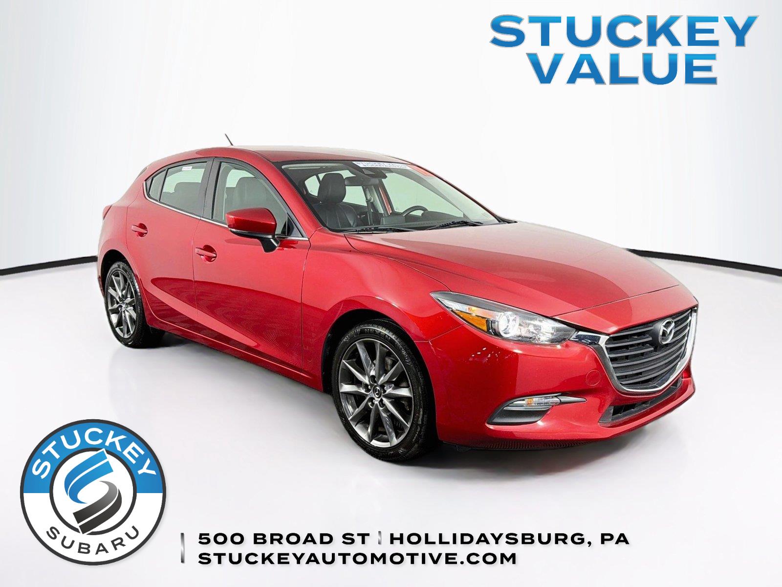 Soul Red Metallic 2018 Mazda MAZDA3 Hatchback Front-Wheel Drive Automatic