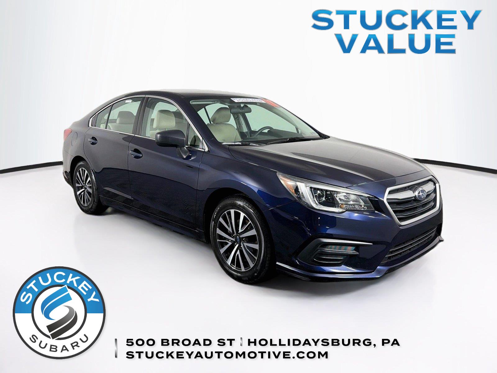 Dark Blue Pearl 2018 Subaru Legacy Sedan All-Wheel Drive Continuously Variable Transmission