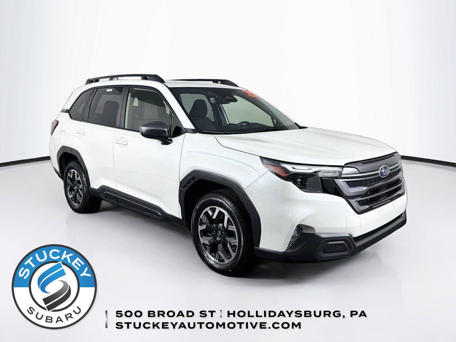 Crystal White Pearl 2025 Subaru Forester SUV / Crossover All-Wheel Drive Continuously Variable Transmission