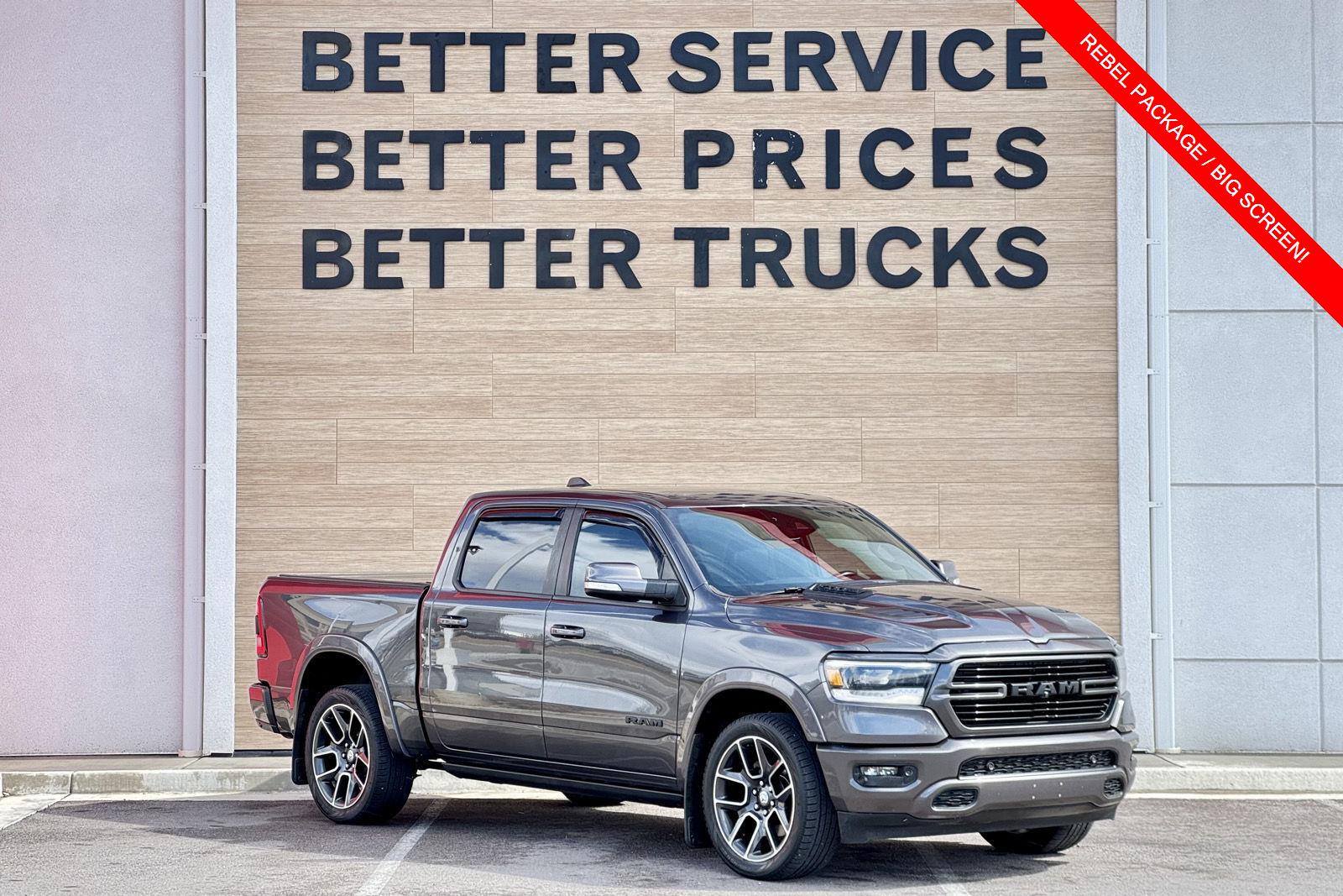 Granite Crystal Metallic 2019 RAM 1500 Sport Crew Cab 4WD Pickup Truck 8-Speed Automatic