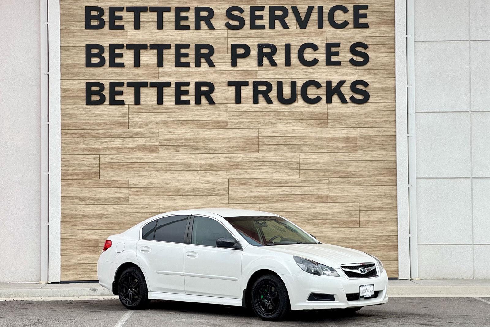 Satin White Pearl 2011 Subaru Legacy 2.5i AWD Sedan All-Wheel Drive Continuously Variable Transmission