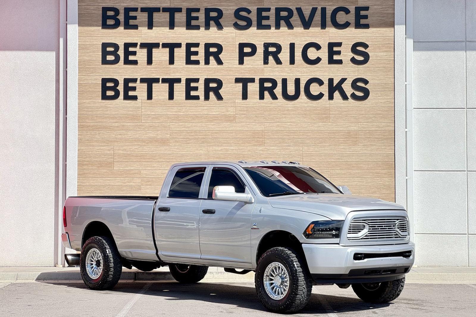 Bright Silver Metallic 2013 RAM 2500 Tradesman Crew Cab LB 4WD Pickup Truck Four-Wheel Drive 6-Speed Manual Overdrive