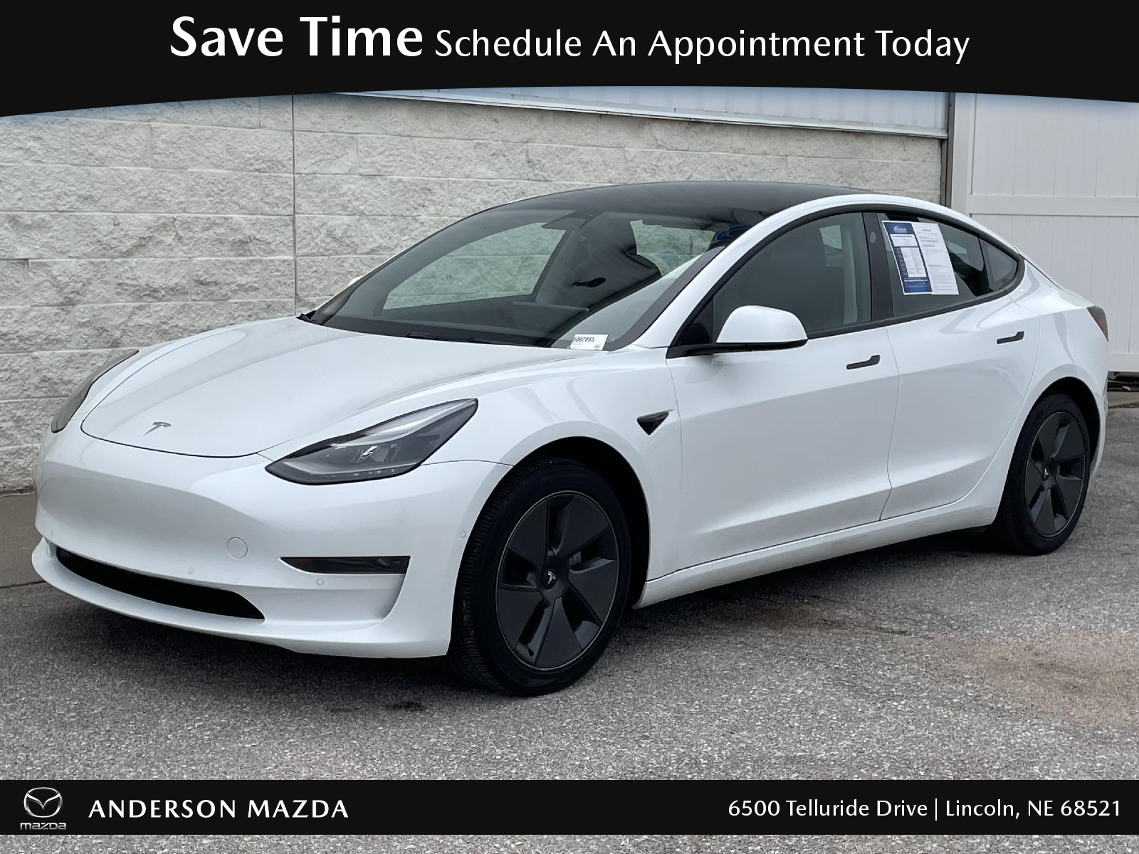 Used 2021 Tesla Model 3 Standard Range Plus Stock: 5002085