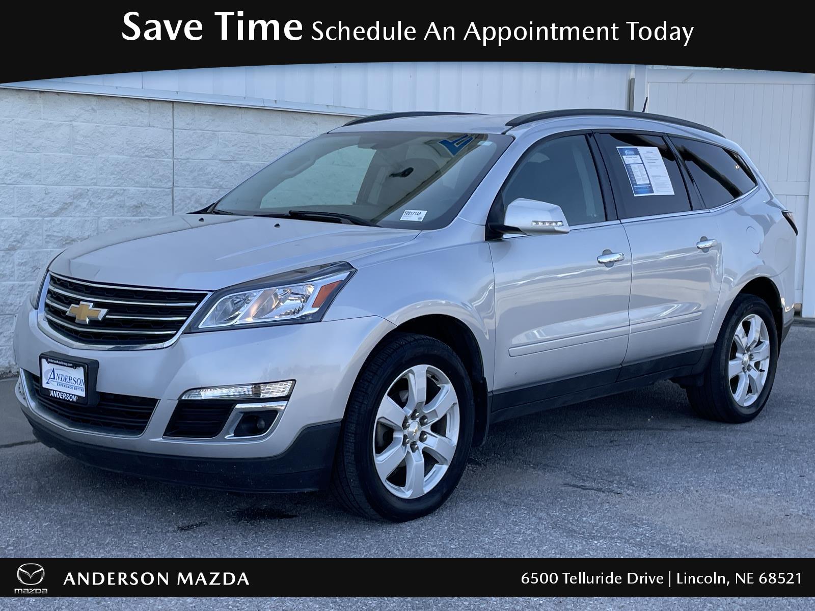 Used 2017 Chevrolet Traverse LT Stock: 5001714A