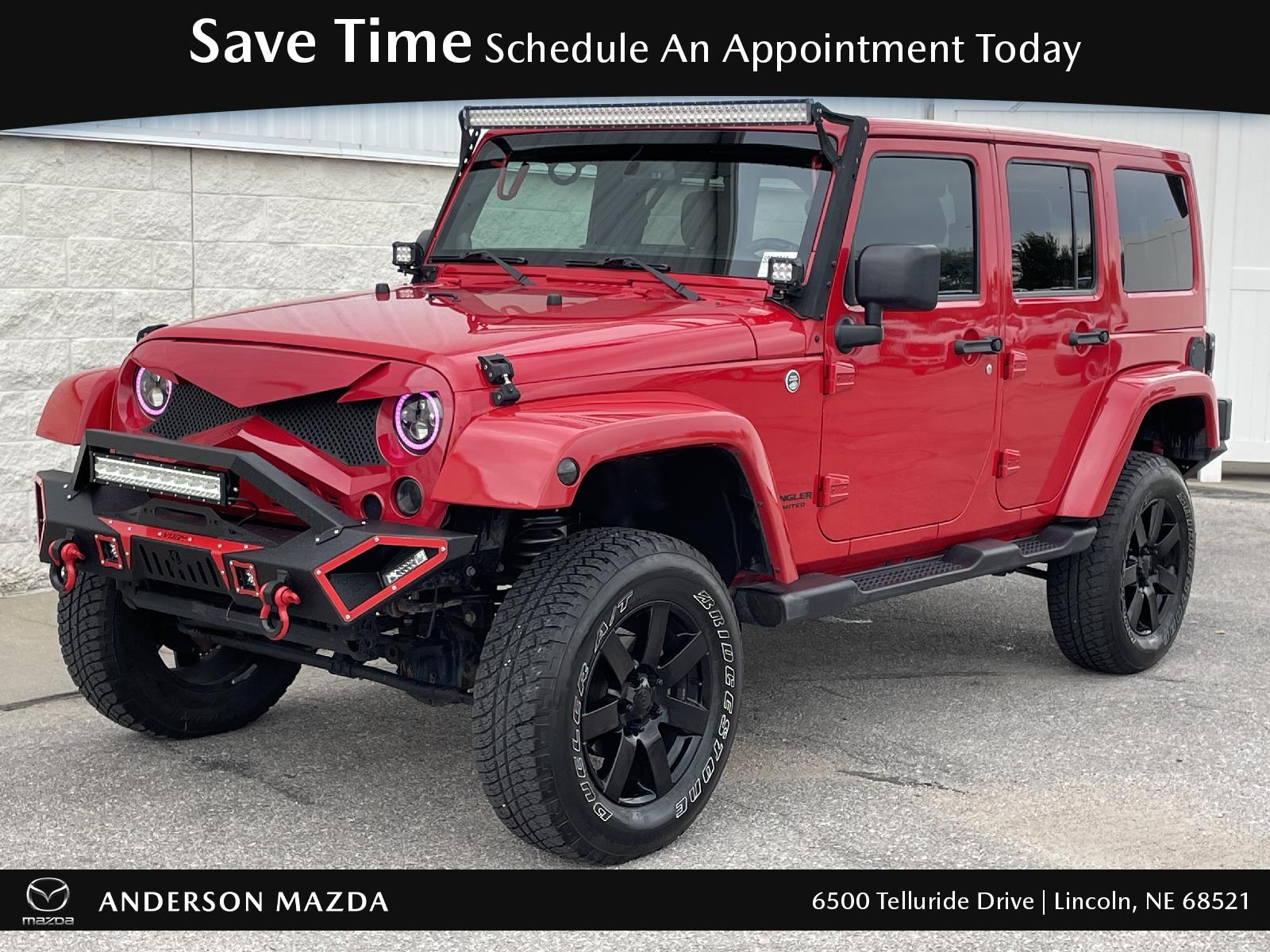 Used 2014 Jeep Wrangler Unlimited Sahara SUV for sale in Lincoln NE