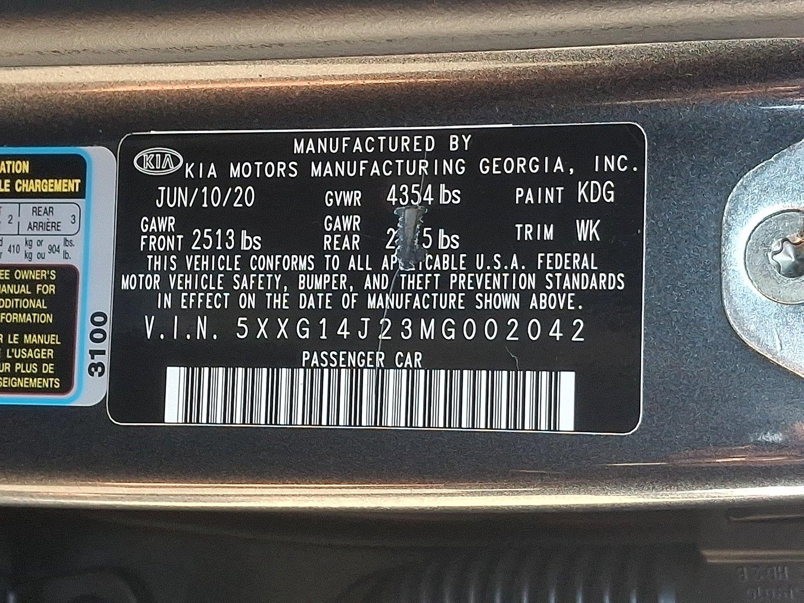 Used 2021 Kia K5 Sedan