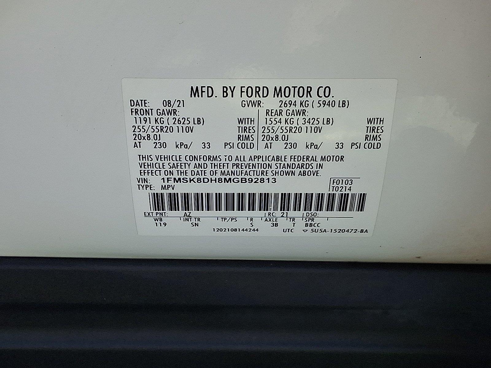 Used 2021 Ford Explorer SUV