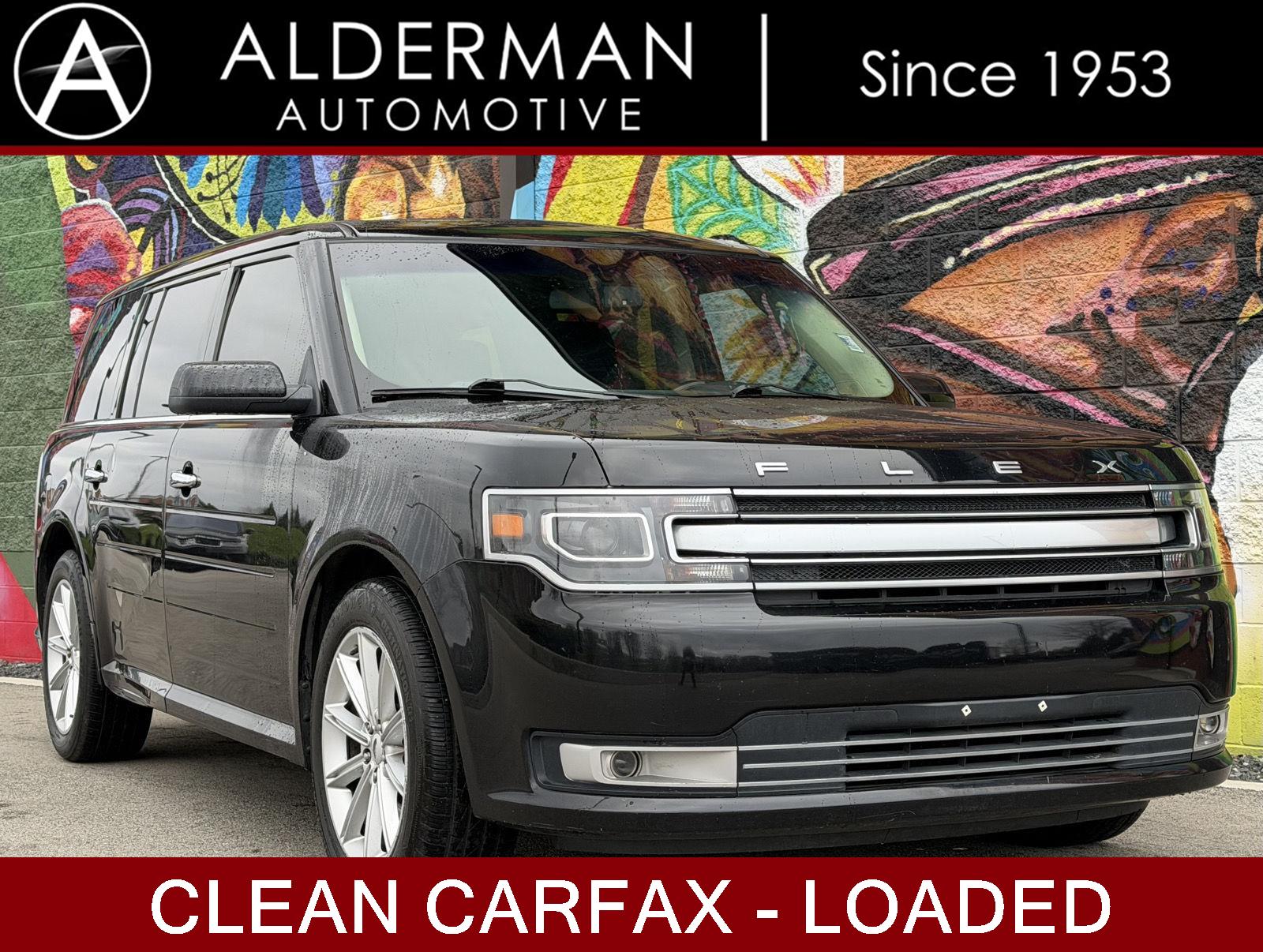 Agate Black 2019 Ford Flex Limited FWD SUV / Crossover Front-Wheel Drive 6-Speed Automatic