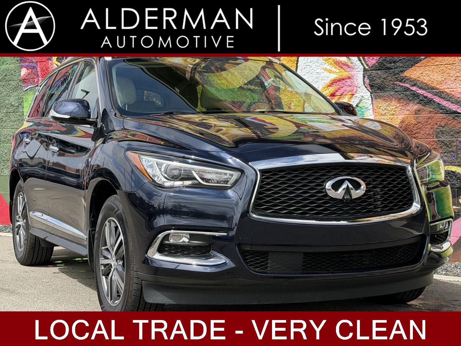 Hermosa Blue 2019 INFINITI QX60 Luxe AWD SUV / Crossover All-Wheel Drive Continuously Variable Transmission