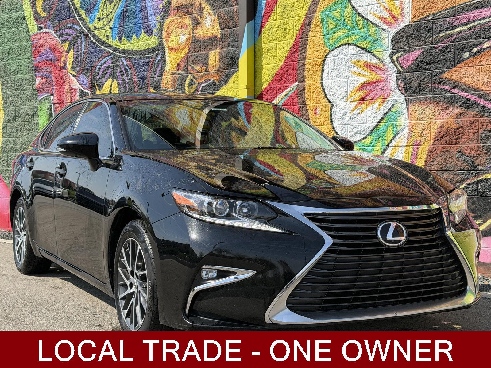 Black (Obsidian) 2016 Lexus ES 350 FWD Sedan Front-Wheel Drive Automatic