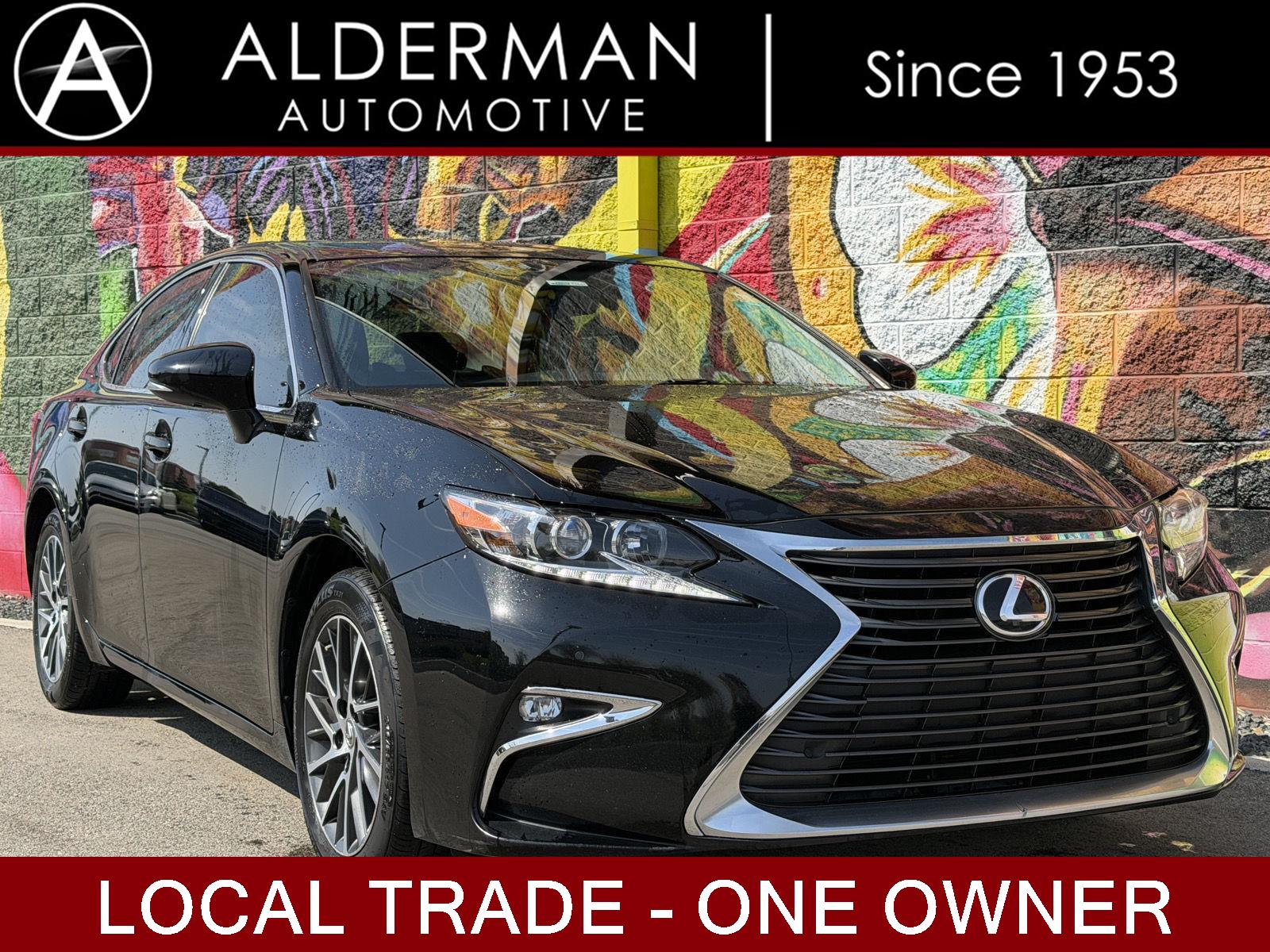 Black (Obsidian) 2016 Lexus ES 350 FWD Sedan Front-Wheel Drive Automatic