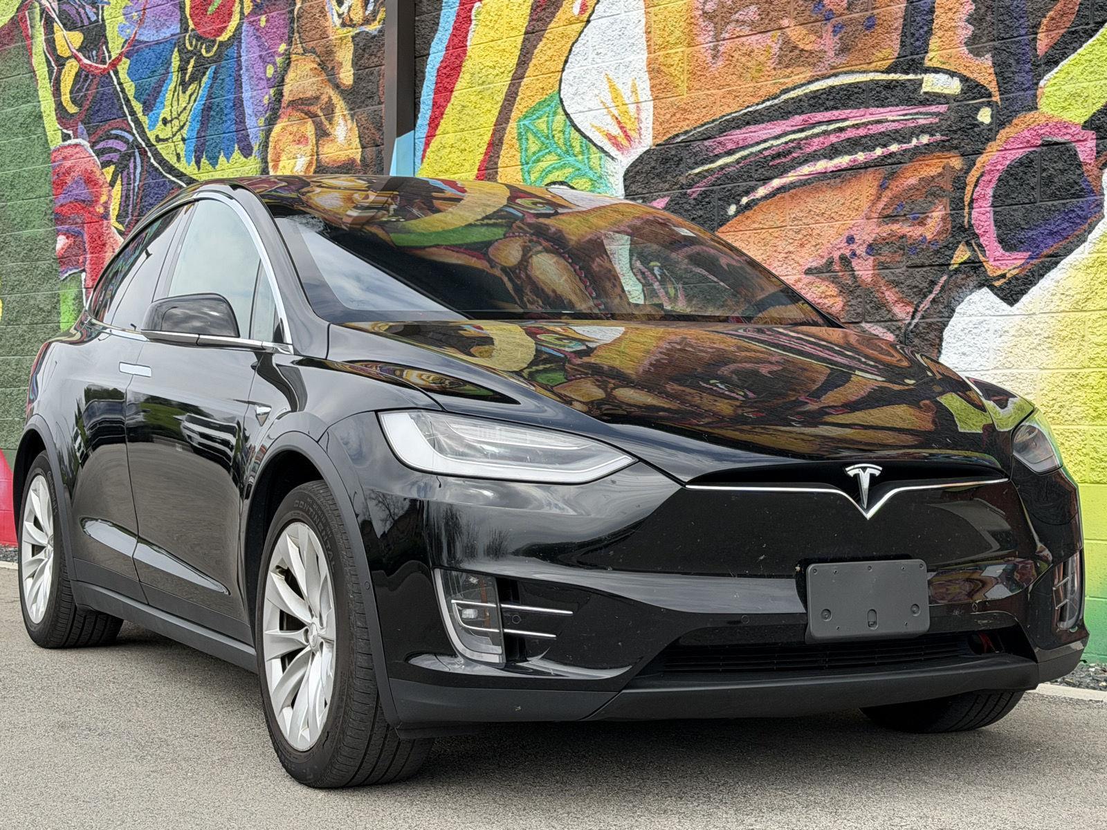 Solid Black 2020 Tesla Model X Long Range AWD SUV / Crossover All-Wheel Drive Automatic