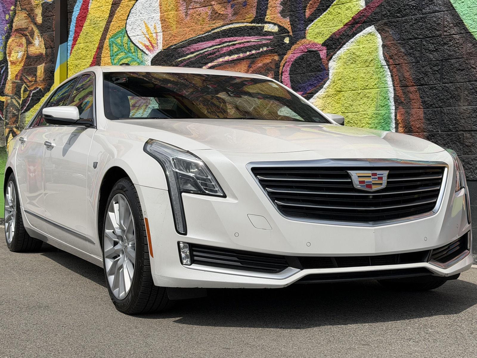 Crystal White Tricoat 2018 Cadillac CT6 3.6L Luxury AWD Sedan All-Wheel Drive 8-Speed Automatic