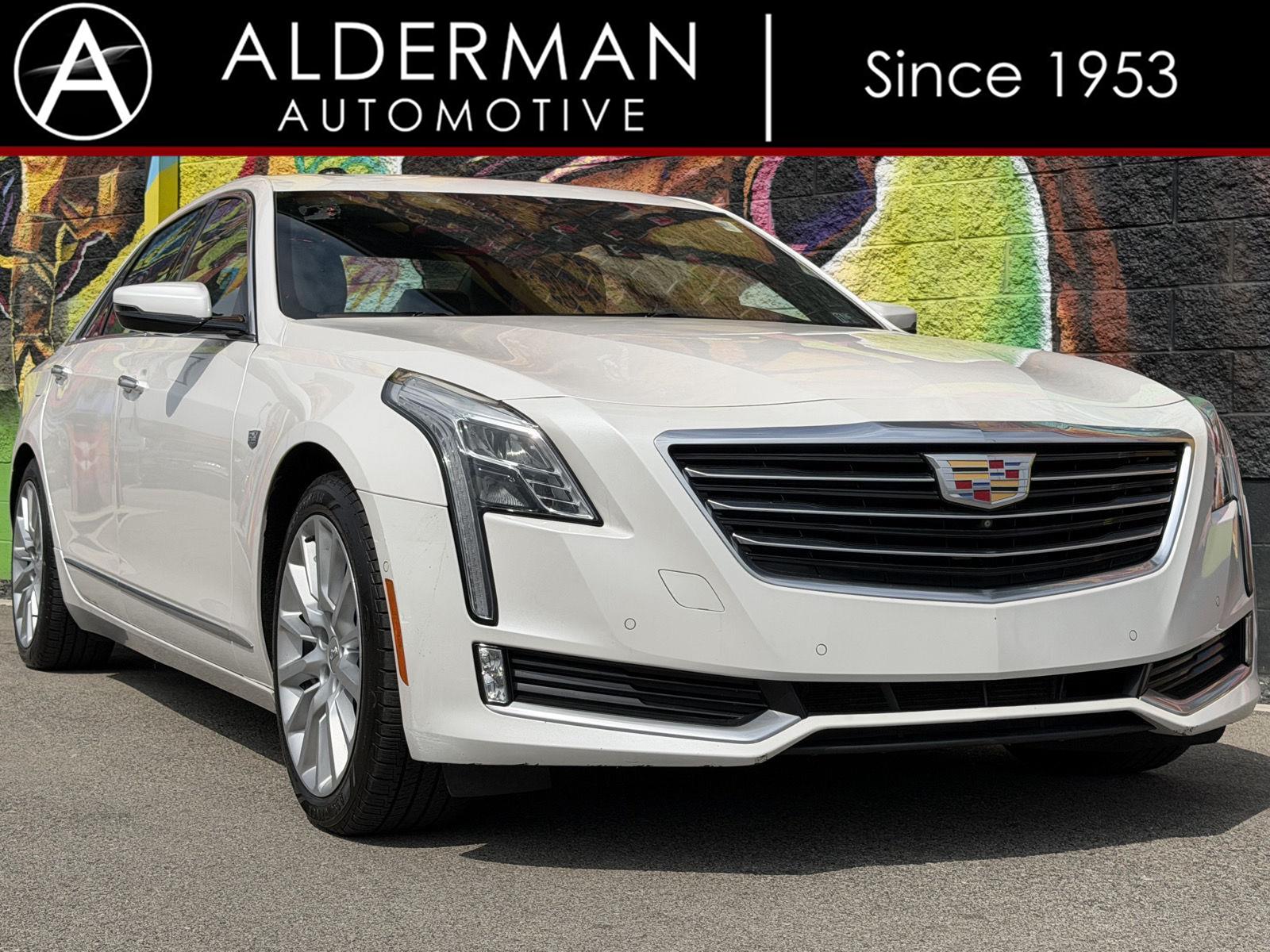 Crystal White Tricoat 2018 Cadillac CT6 3.6L Luxury AWD Sedan All-Wheel Drive 8-Speed Automatic