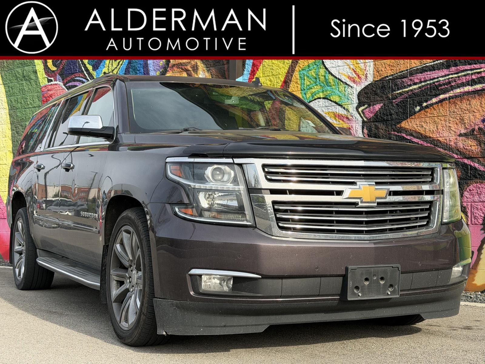 Sable Metallic 2015 Chevrolet Suburban 1500 LTZ 4WD SUV / Crossover Four-Wheel Drive 6-Speed Automatic