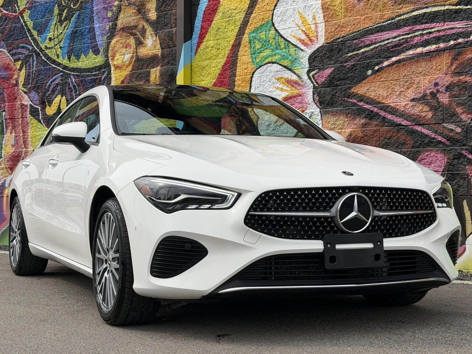 Polar White 2025 Mercedes-Benz CLA 250 4MATIC Coupe All-Wheel Drive Automatic