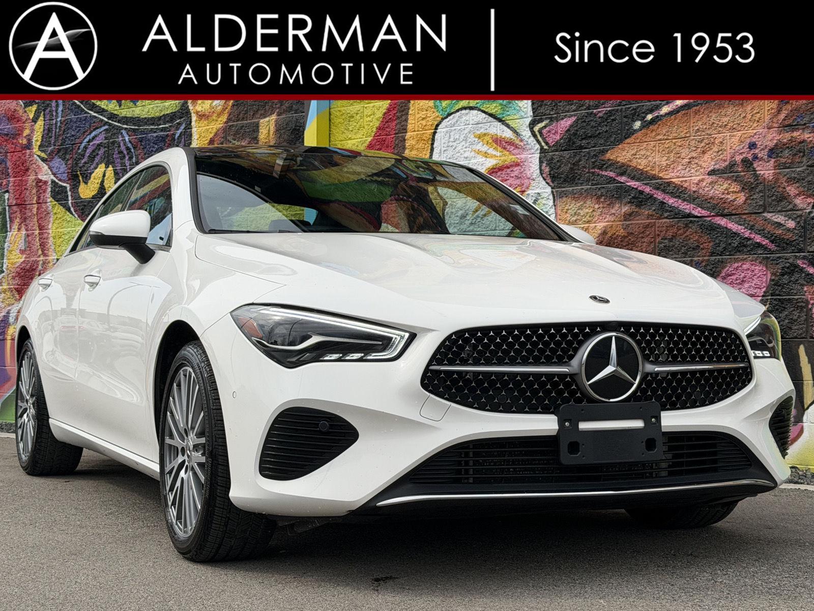 Polar White 2025 Mercedes-Benz CLA 250 4MATIC Coupe All-Wheel Drive Automatic