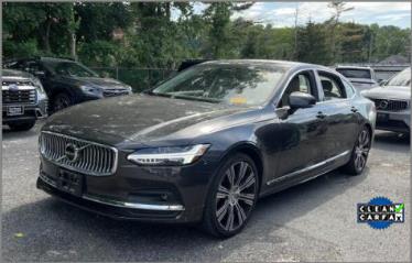 Gray (Platinum Grey Metallic) 2023 Volvo S90 B6 Ultimate AWD Sedan All-Wheel Drive Automatic