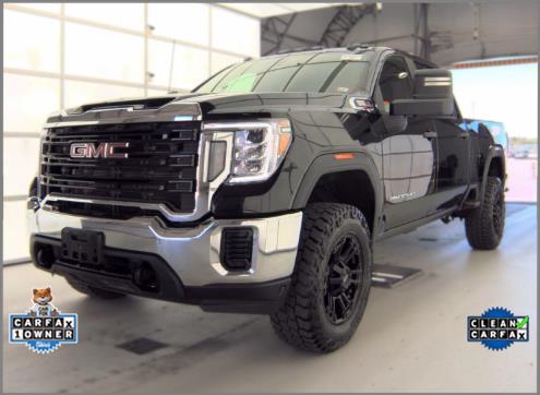 Onyx Black 2021 GMC Sierra 3500HD Crew Cab 4WD Pickup Truck Four-Wheel Drive Automatic