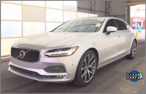 Bright Silver Metallic 2018 Volvo S90 Sedan Front-Wheel Drive Automatic