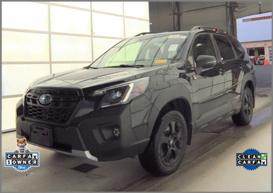 Crystal Black Silica 2022 Subaru Forester SUV / Crossover All-Wheel Drive Continuously Variable Transmission
