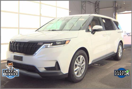 Snow White Pearl 2024 Kia Carnival Minivan Front-Wheel Drive 8-Speed Automatic