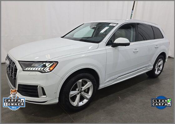 Glacier White Metallic 2023 Audi Q7 SUV / Crossover All-Wheel Drive Automatic