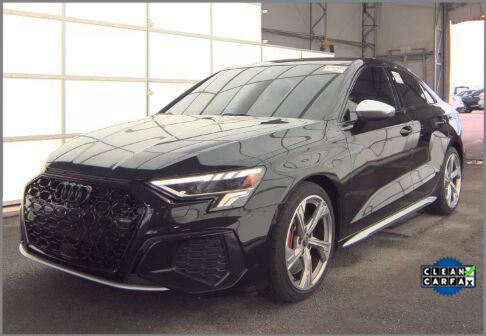 Mythos Black Metallic 2023 Audi S3 Sedan All-Wheel Drive Automatic