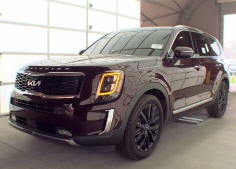 Red (Sangria) 2022 Kia Telluride SUV / Crossover Front-Wheel Drive Automatic