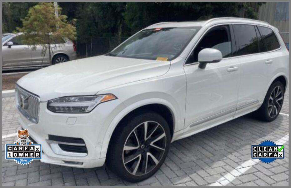 Crystal White Metallic 2023 Volvo XC90 SUV / Crossover All-Wheel Drive Automatic
