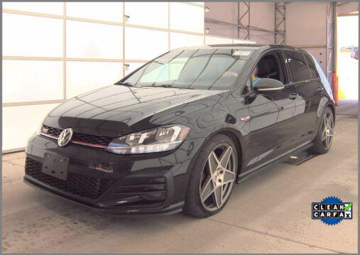 Deep Black Pearl 2021 Volkswagen Golf GTI Hatchback Front-Wheel Drive Manual