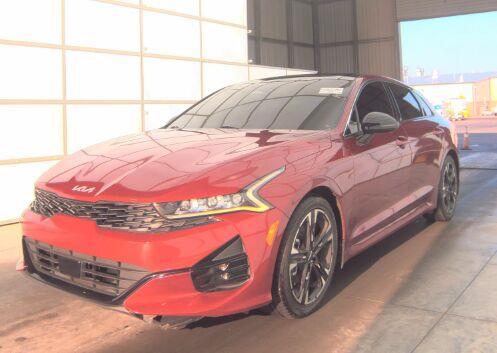 Passion Red Tintcoat 2022 Kia K5 Sedan Front-Wheel Drive Automatic