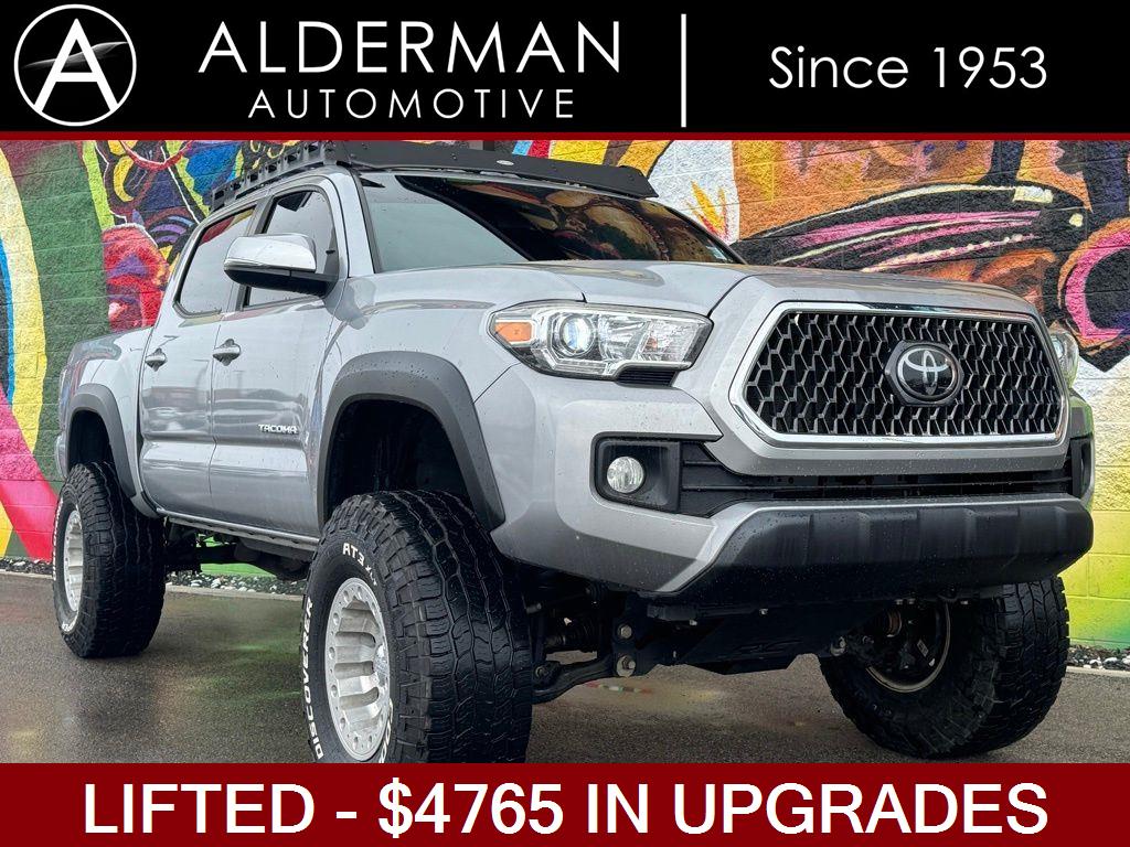 Silver Sky Metallic 2018 Toyota Tacoma TRD Off Road Double Cab 4WD Pickup Truck Four-Wheel Drive 6-Speed Automatic