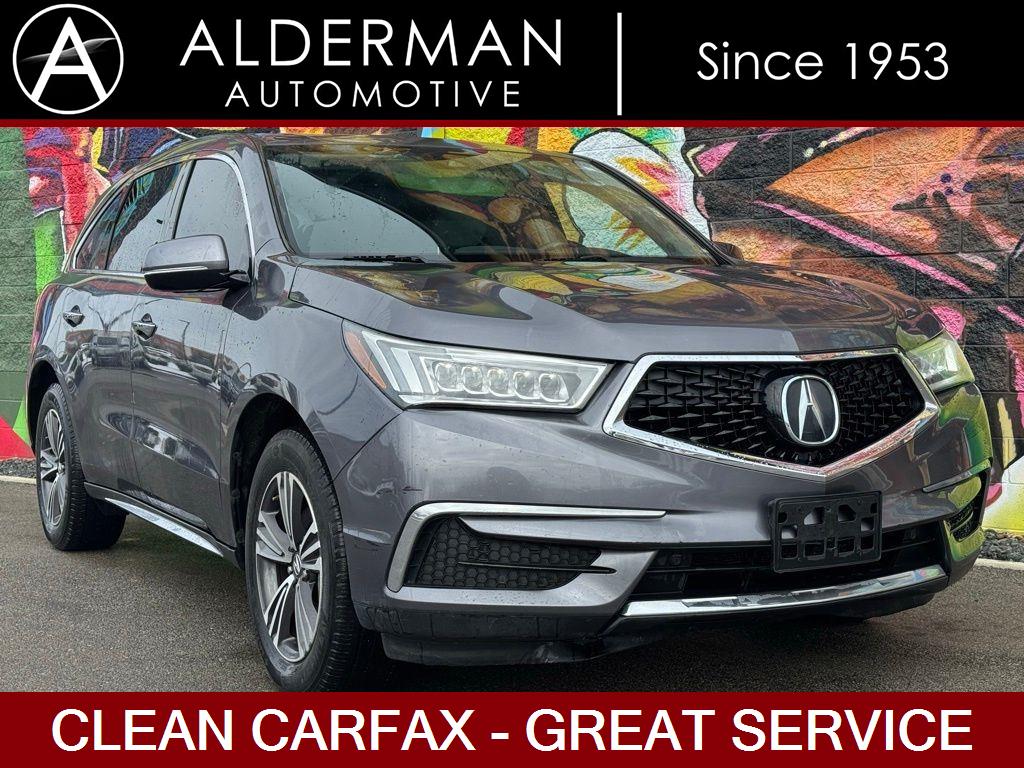 Gray (Modern Steel Metallic) 2018 Acura MDX SH-AWD SUV / Crossover All-Wheel Drive Automatic