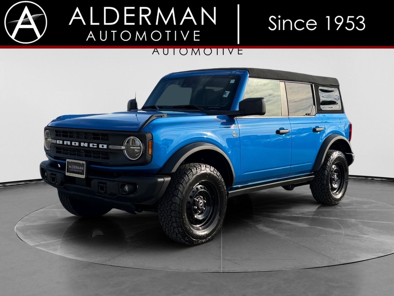 Velocity Blue 2023 Ford Bronco Black Diamond Advanced 4-Door 4WD SUV / Crossover Four-Wheel Drive Automatic