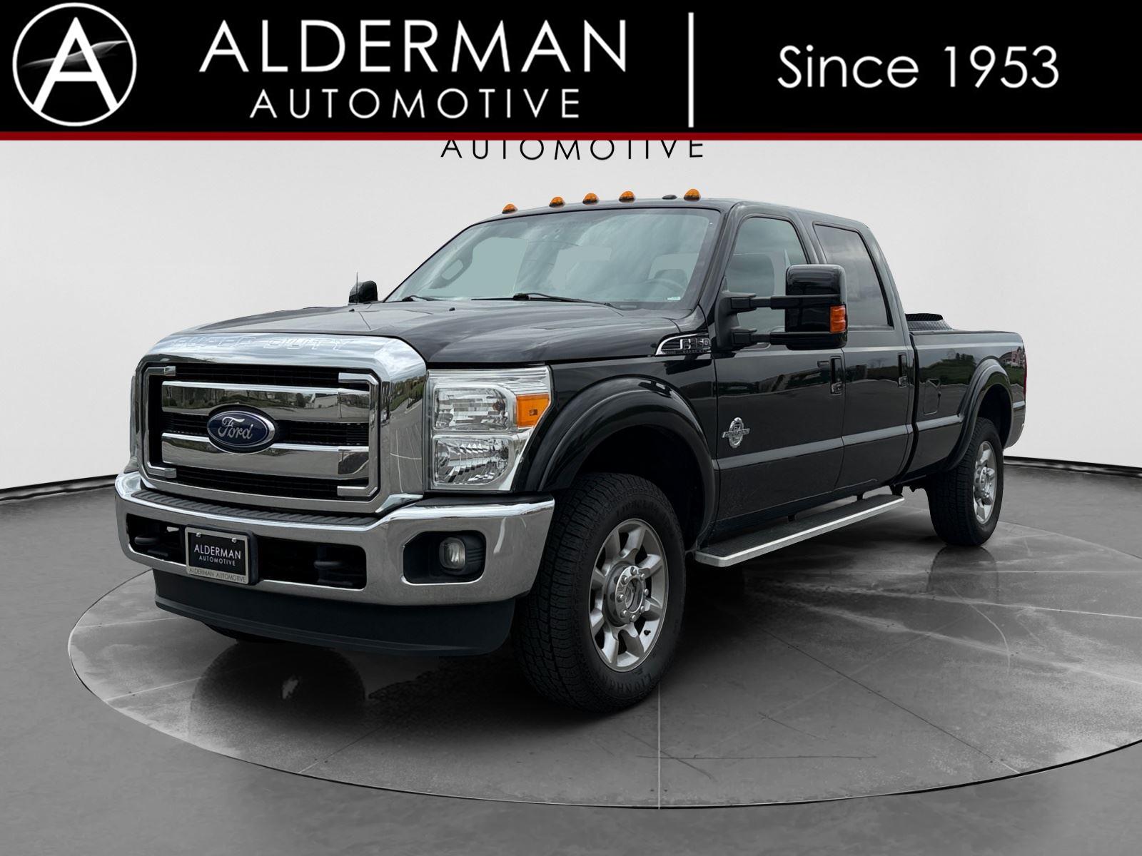 Shadow Black 2016 Ford F-350 Super Duty Lariat Crew Cab 4WD Pickup Truck Four-Wheel Drive 6-Speed Automatic