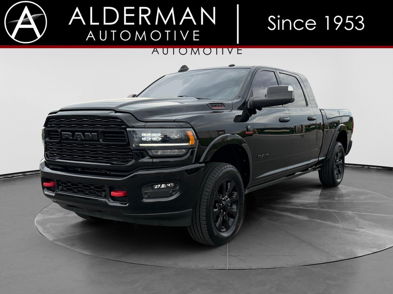 Diamond Black Crystal Pearlcoat 2020 RAM 2500 Limited Mega Cab 4WD Pickup Truck Four-Wheel Drive 6-Speed Automatic