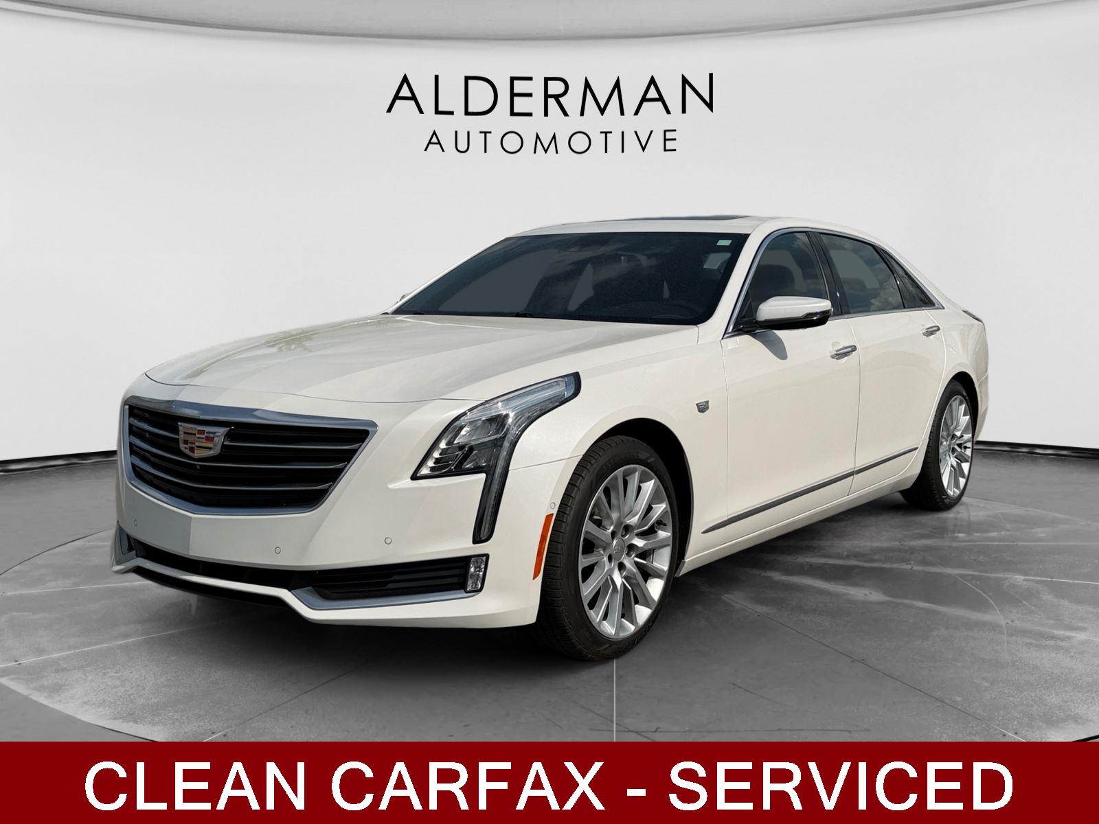 Crystal White Tricoat 2018 Cadillac CT6 Sedan All-Wheel Drive 8-Speed Automatic