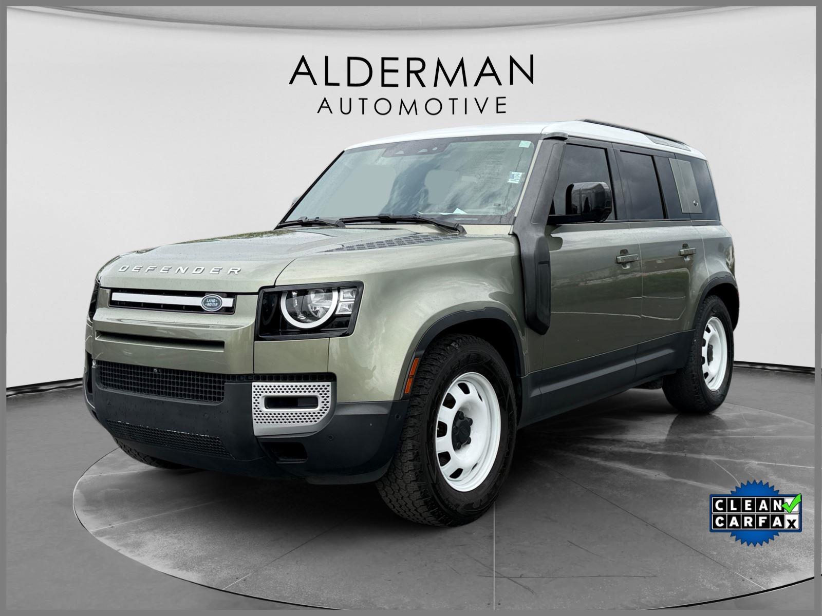 Pangea Green Metallic 2021 Land Rover Defender SUV / Crossover All-Wheel Drive Automatic
