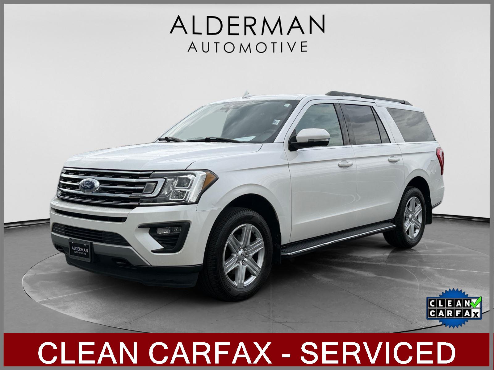 White Platinum Metallic Tri-Coat 2019 Ford Expedition MAX XLT 4WD SUV / Crossover Four-Wheel Drive Automatic
