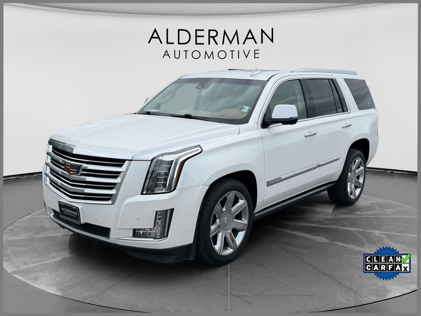 Crystal White Tricoat 2016 Cadillac Escalade Platinum 4WD SUV / Crossover Four-Wheel Drive 8-Speed Automatic