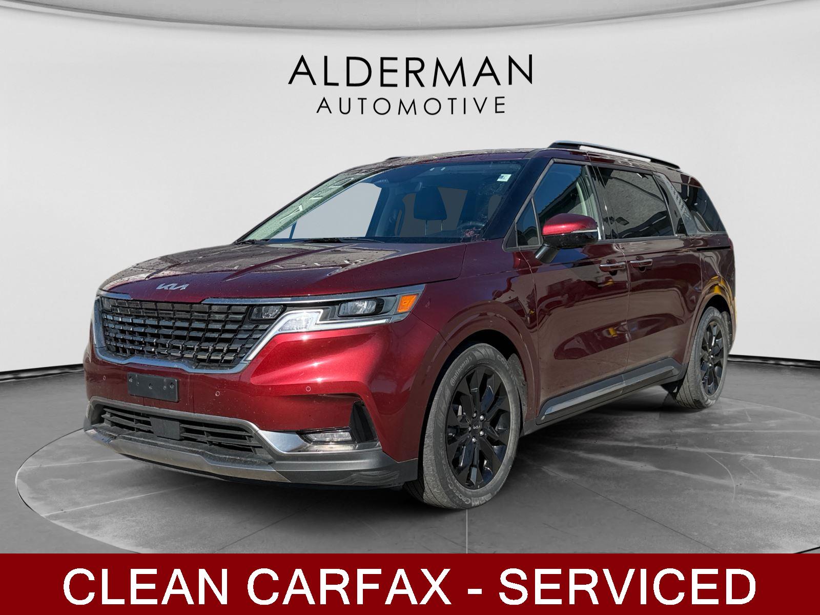 Flare Red 2023 Kia Carnival SX FWD Minivan Front-Wheel Drive 8-Speed Automatic