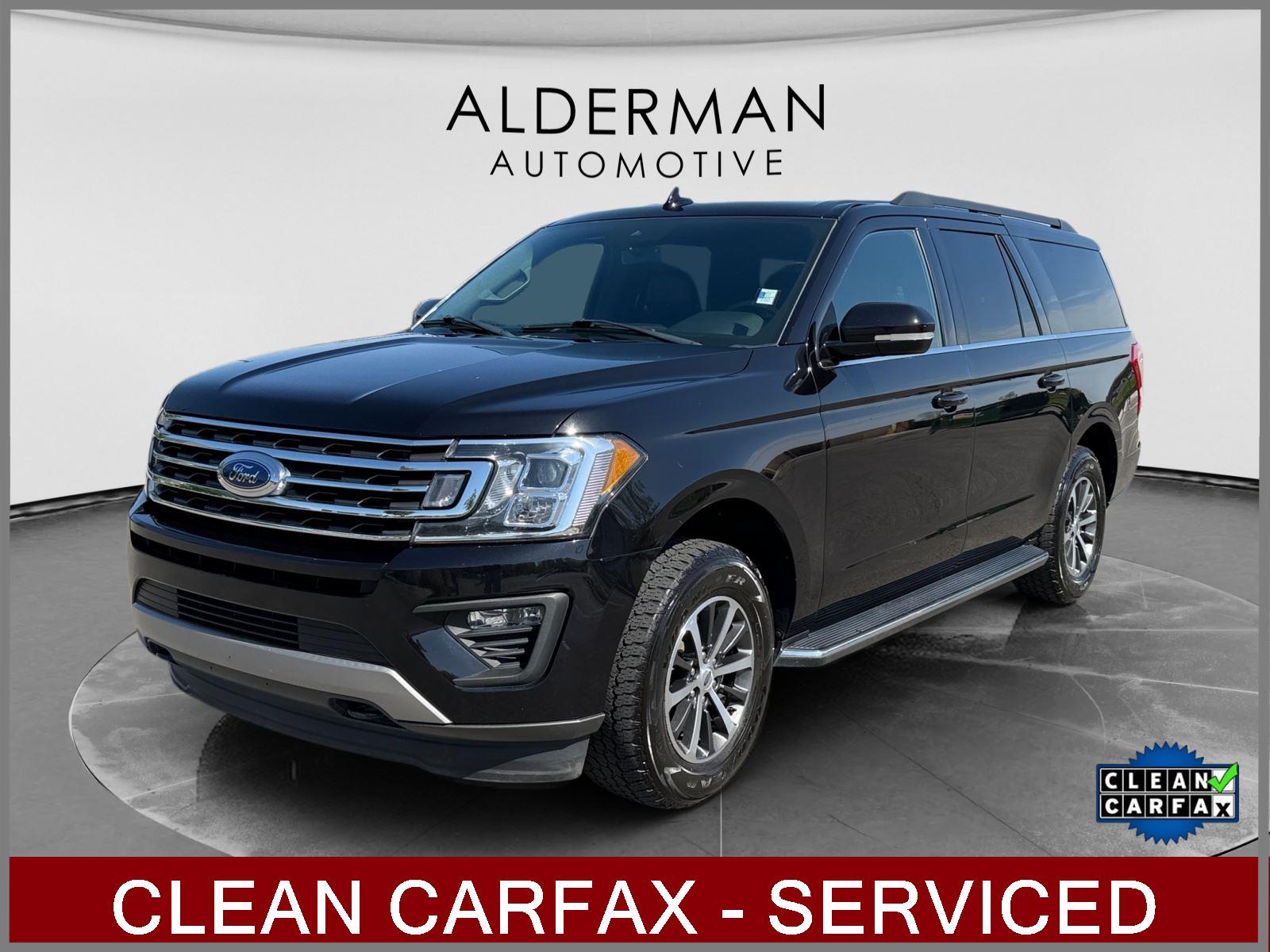 Agate Black 2021 Ford Expedition MAX XLT 4WD SUV / Crossover Four-Wheel Drive Automatic