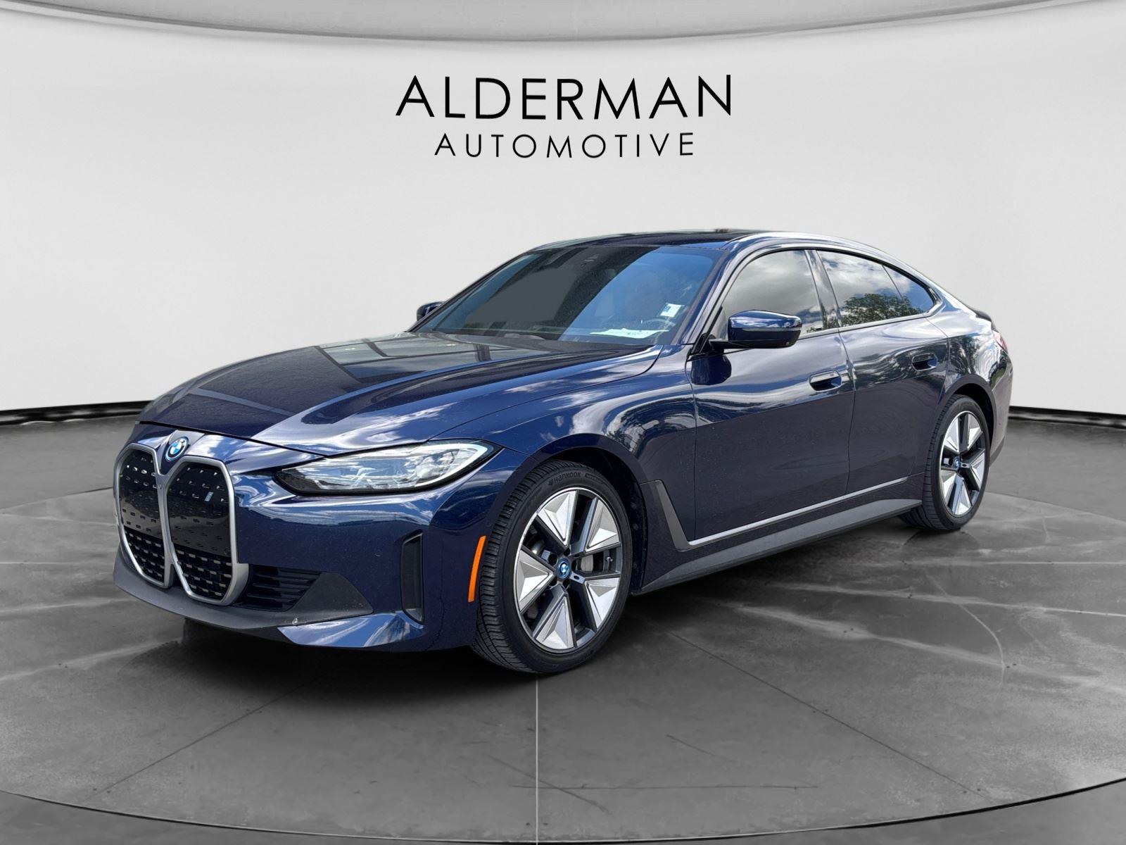 Tanzanite Blue II Metallic 2023 BMW i4 eDrive35 Gran Coupe FWD Sedan Rear-Wheel Drive Automatic