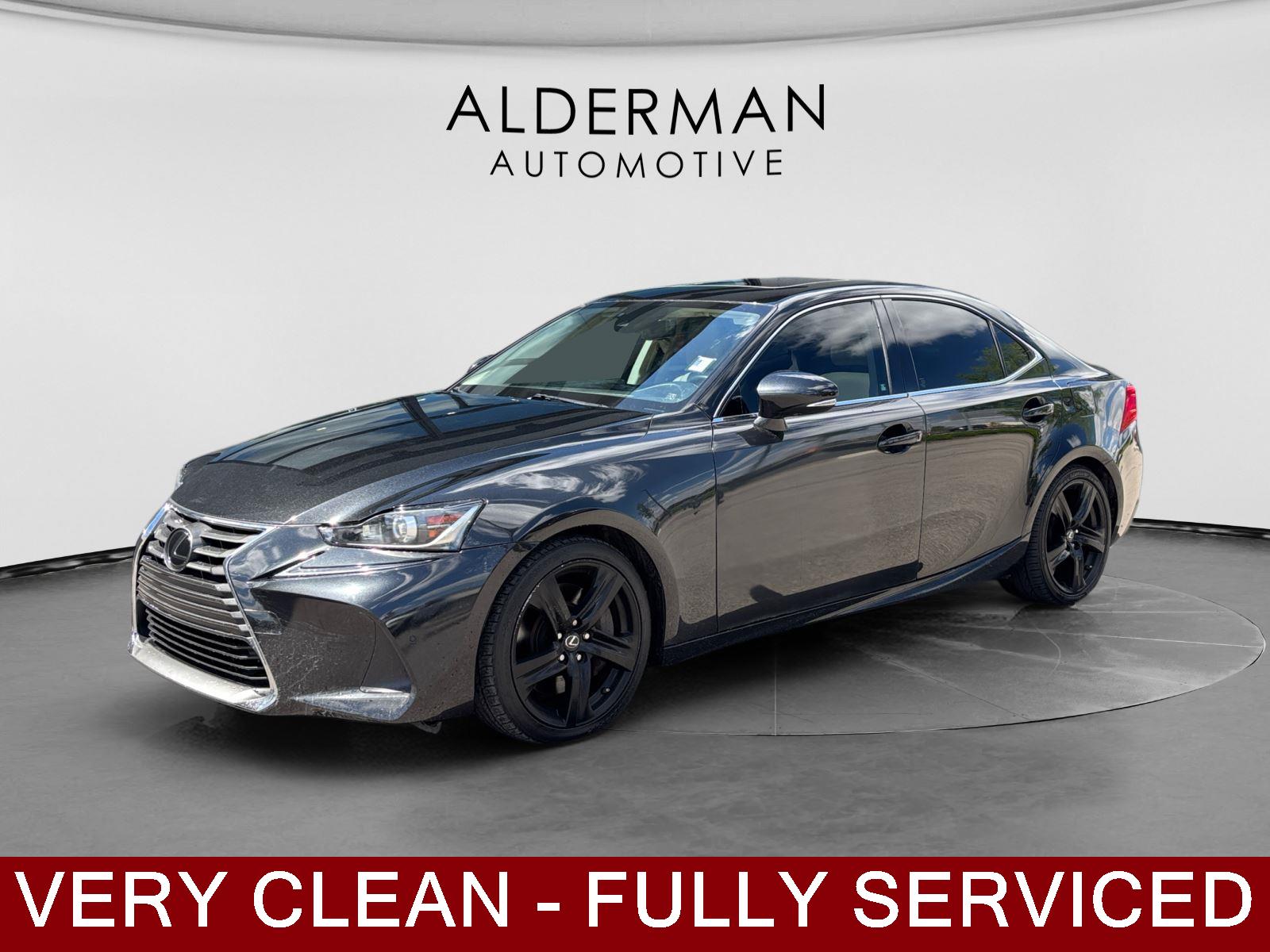 Black (Caviar) 2019 Lexus IS Sedan Rear-Wheel Drive Automatic