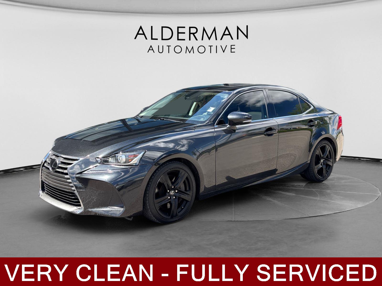 Black (Caviar) 2019 Lexus IS 300 RWD Sedan Rear-Wheel Drive Automatic